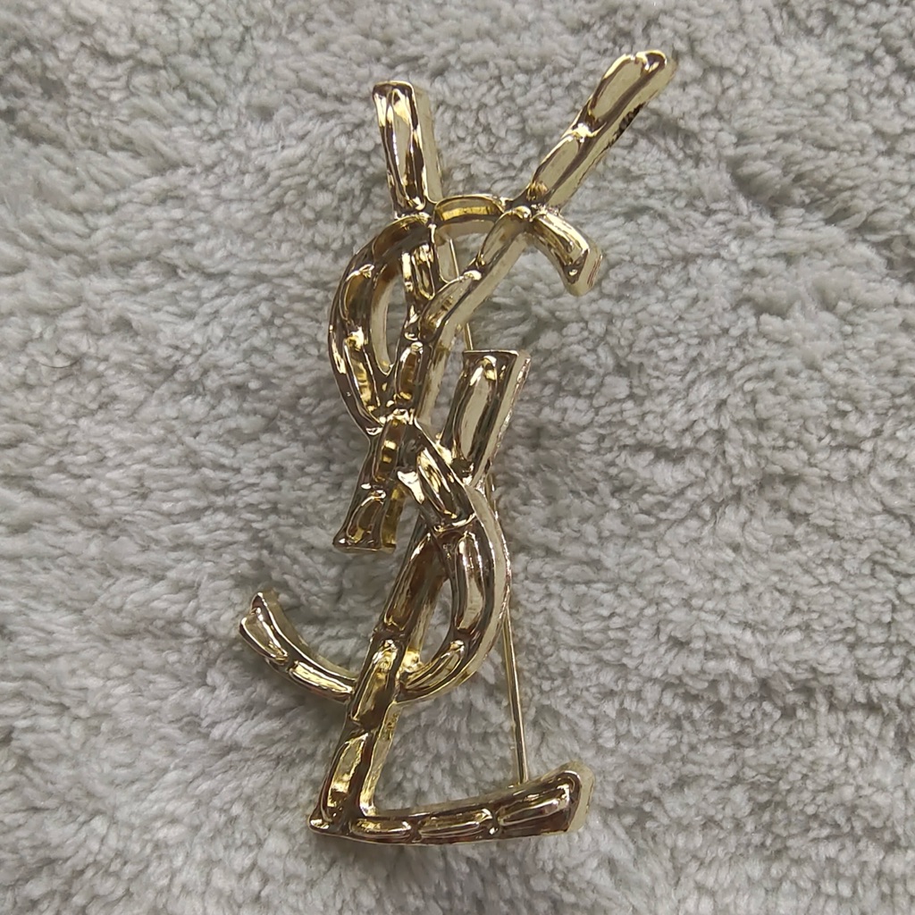 Saint Laurent Gold Brooch 286$